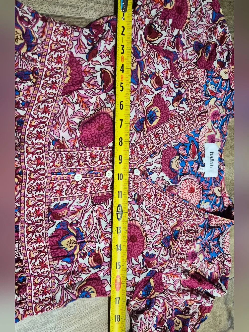 Ba&Sh Valia Floral Bohemian V-Neck Mini Dress Size Small - Picture 11 of 11
